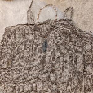 Free People Bedtime or Beach Tank OS